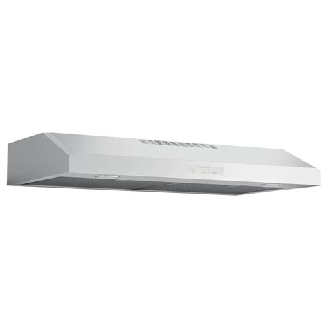 ge 36-in convertible stainless steel under cabinet range hood|ge profile range hood insert.